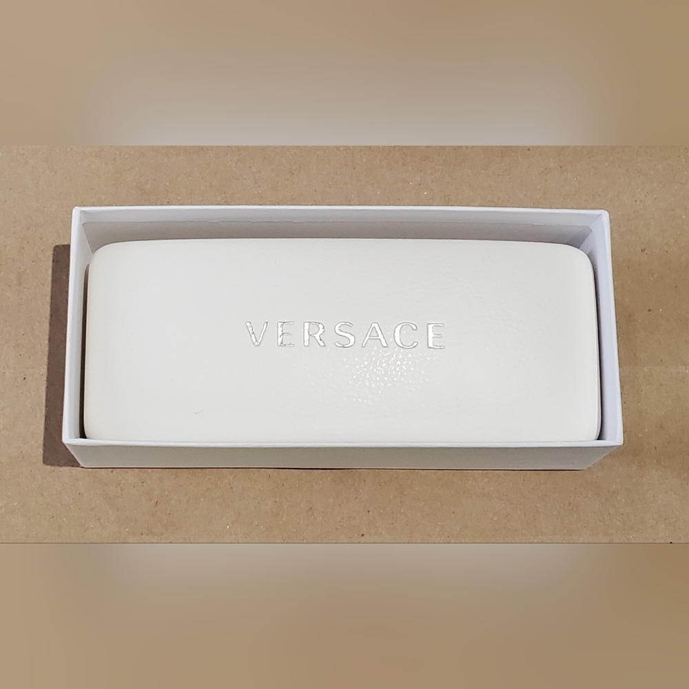 Versace eyeglasses case.